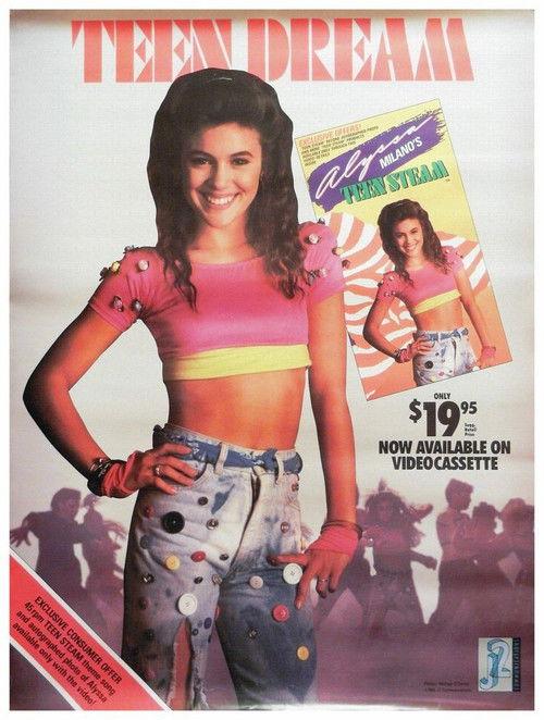 Alyssa Milano's Teen Steam 1988 official movie poster