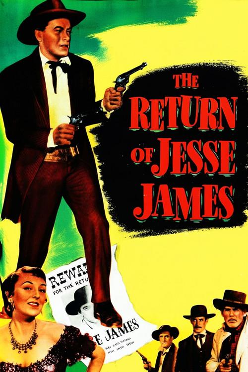 The Return of Jesse James 1950 official movie poster