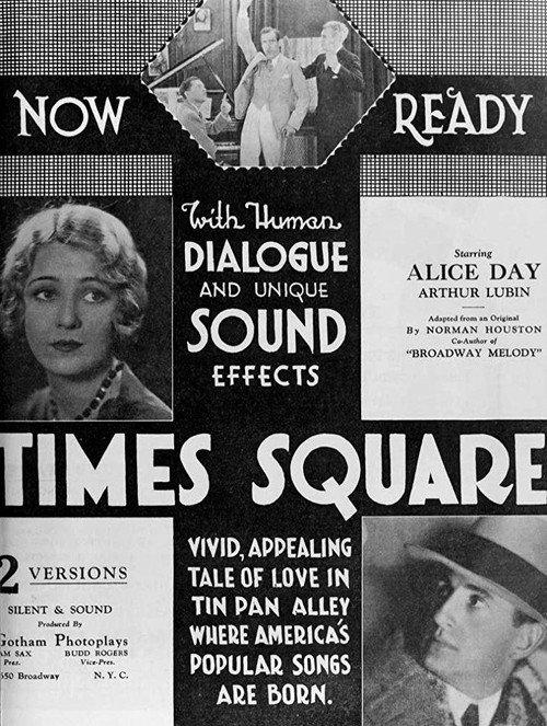 Times Square 1929 official movie poster