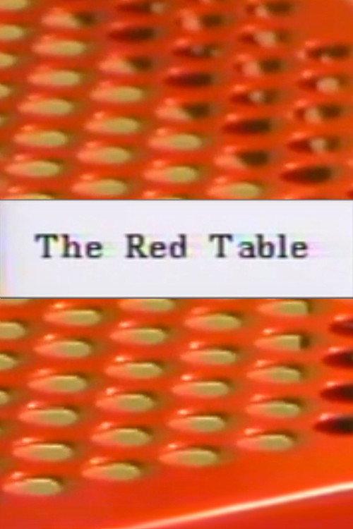 The Red Table 1987 official movie poster