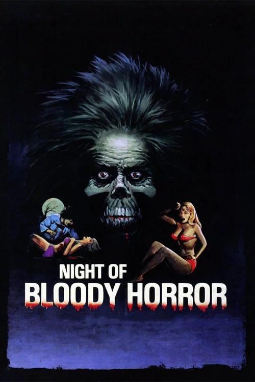 The Night of Bloody Horror 1969 official movie poster
