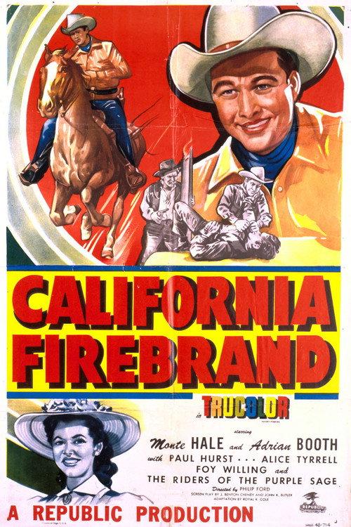 California Firebrand 1948 official movie poster