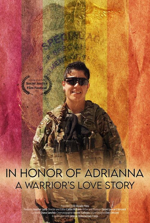 In Honor of Adrianna: A Warrior's Love Story 2024 official movie poster