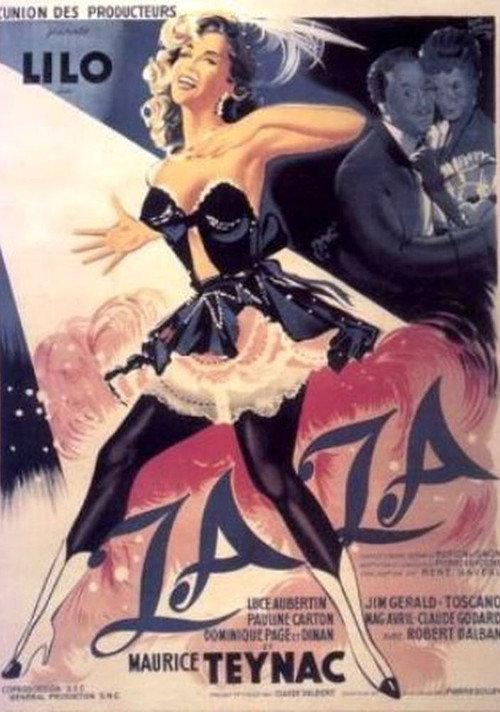 Zaza 1956 official movie poster