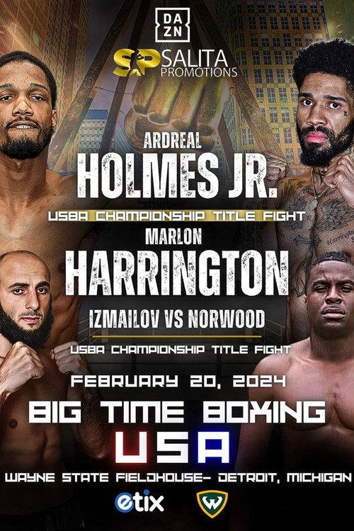 Ardreal Holmes Jr vs. Marlon Harrington 2024 official movie poster