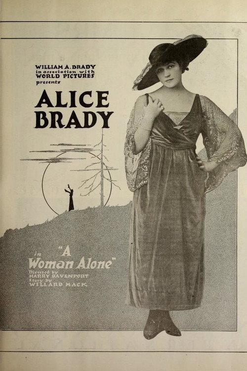 A Woman Alone 1917 official movie poster