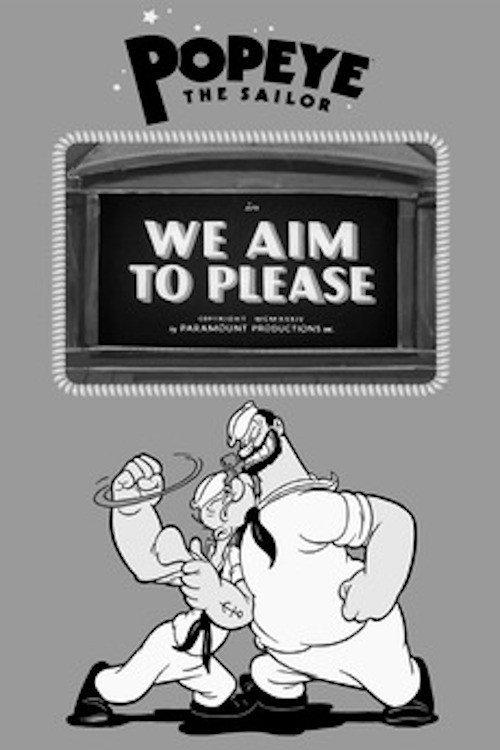 We Aim to Please 1934 official movie poster