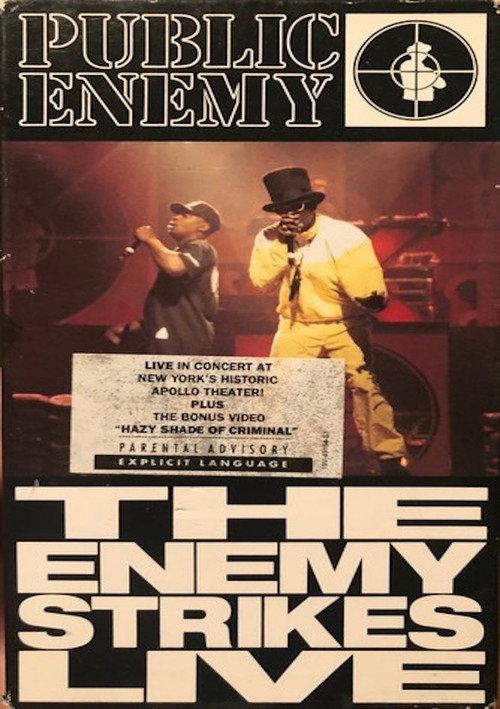 Public Enemy: The Enemy Strikes...Live 1992 official movie poster