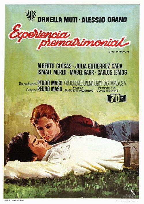 Experiencia prematrimonial 1972 official movie poster