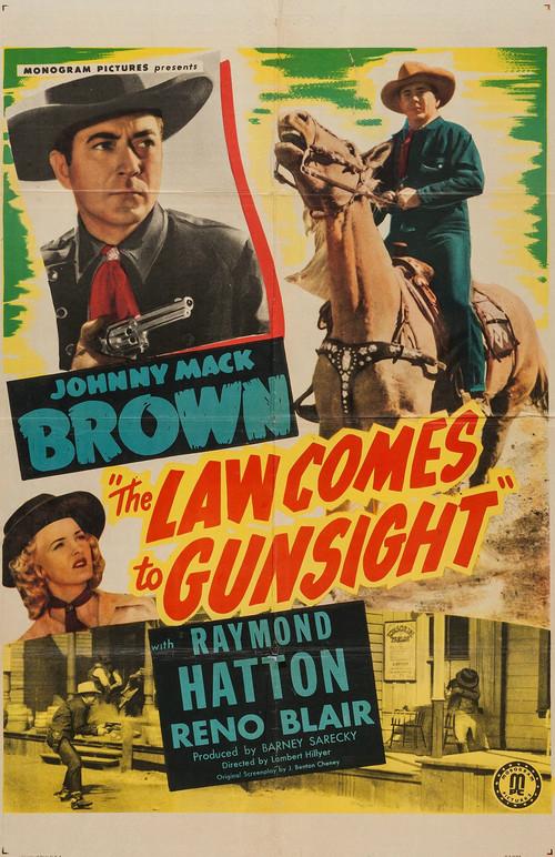 The Law Comes to Gunsight 1947 official movie poster