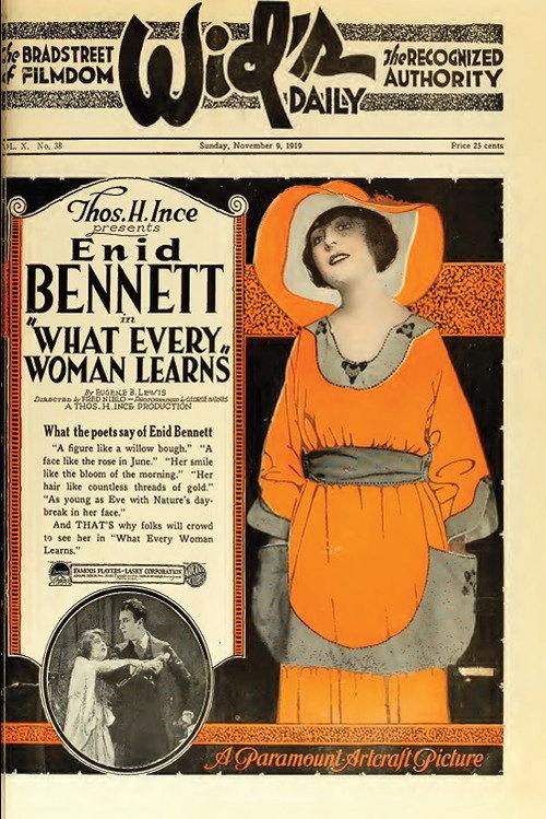 What Every Woman Learns 1919 official movie poster