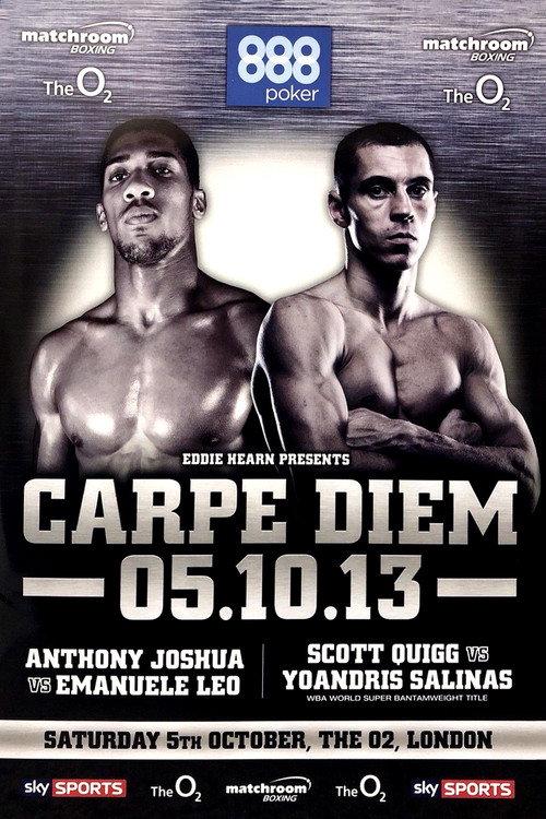 Anthony Joshua vs. Emanuele Leo 2013 official movie poster