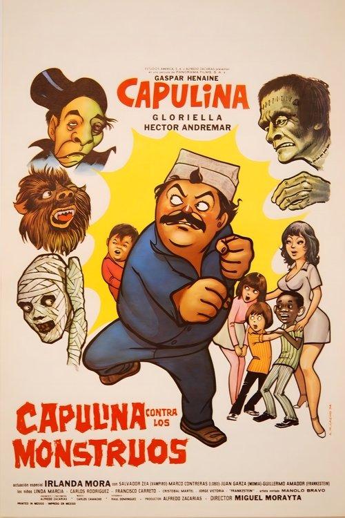 Capulina vs. the Monsters 1974 official movie poster