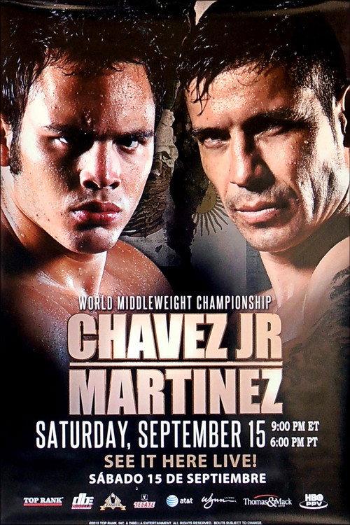 Julio Cesar Chavez Jr. vs. Sergio Martinez 2012 official movie poster
