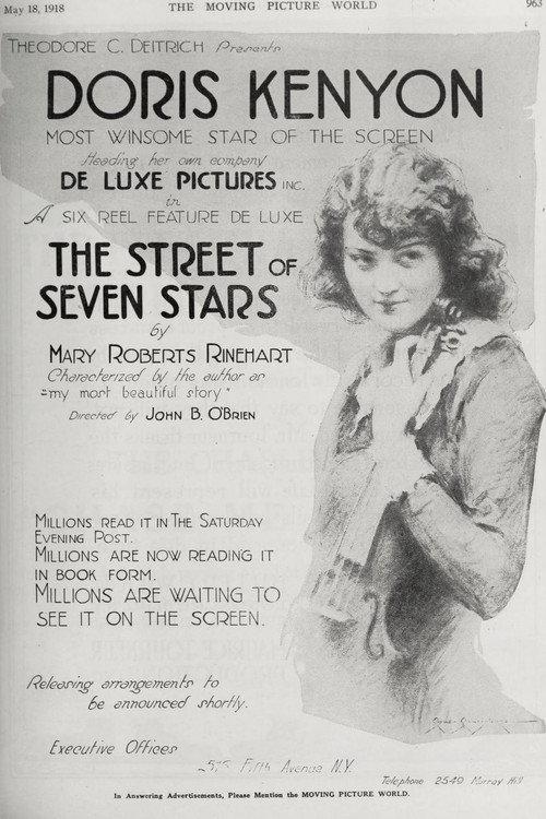 The Street of Seven Stars 1918 official movie poster