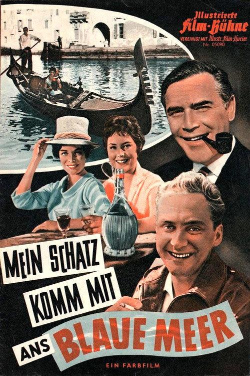 Mein Schatz, komm mit ans blaue Meer 1959 official movie poster