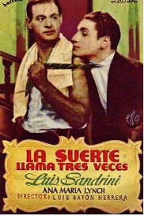 La suerte llama tres veces 1943 official movie poster