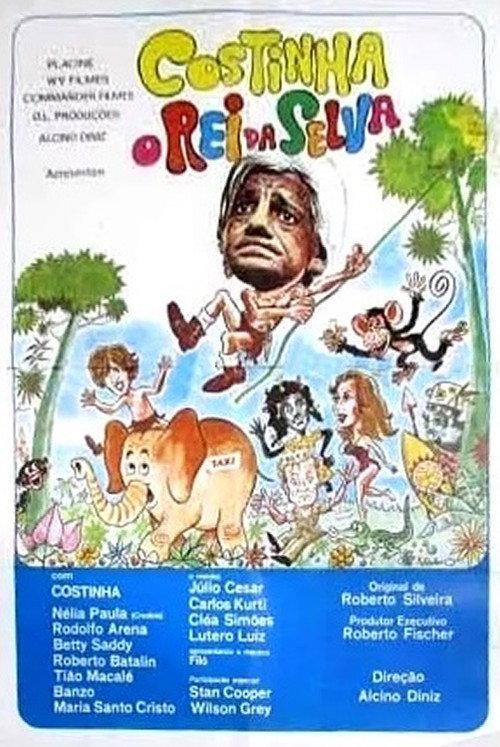 Costinha, o Rei da Selva 1975 official movie poster