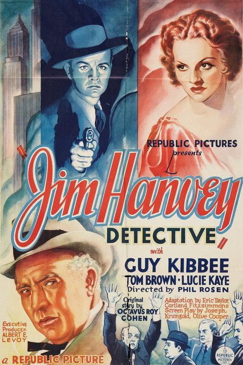 Jim Hanvey, Detective 1937 official movie poster