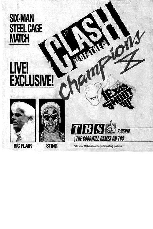 NWA Clash of The Champions X: Texas Shootout 1990 official movie poster