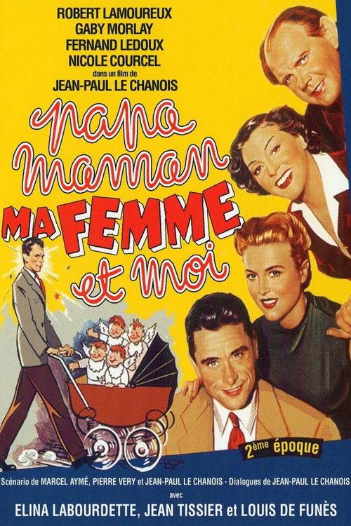 Papa, Mama, My Wife and Me 1955 official movie poster