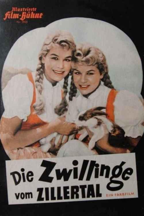 Die Zwillinge vom Zillertal 1957 official movie poster
