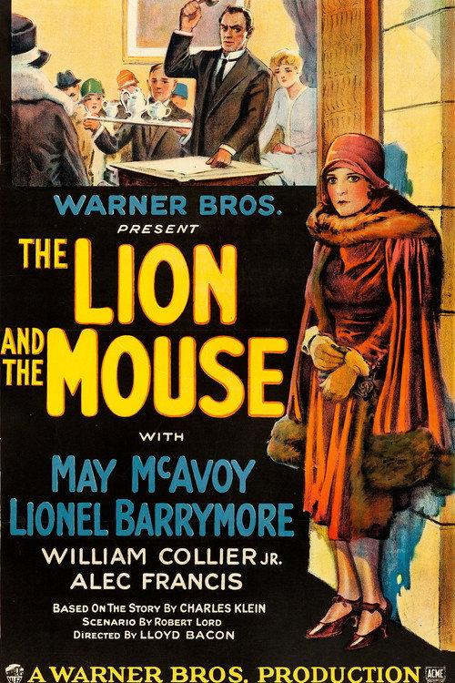 The Lion and the Mouse 1928 official movie poster