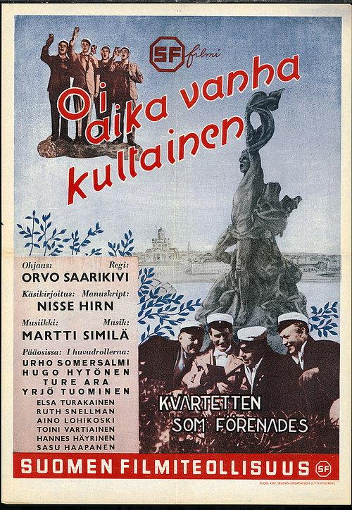 Oi, aika vanha, kultainen…! 1942 official movie poster