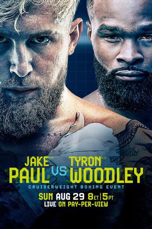 Jake Paul vs. Tyron Woodley 2021 official movie poster