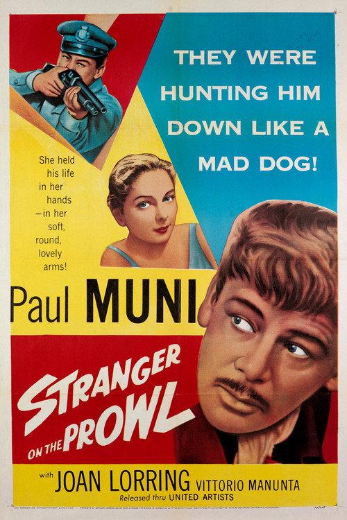 Stranger on the Prowl 1952 official movie poster