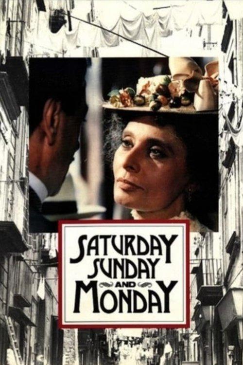 Saturday, Sunday and Monday 1990 official movie poster