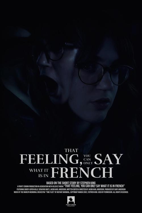 That Feeling, You Can Only Say What It Is In French 2024 official movie poster