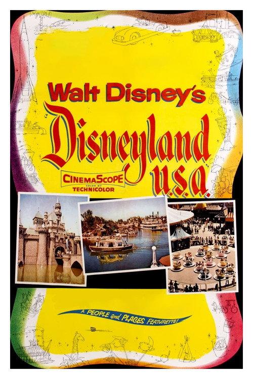 Disneyland: U.S.A. 1956 official movie poster
