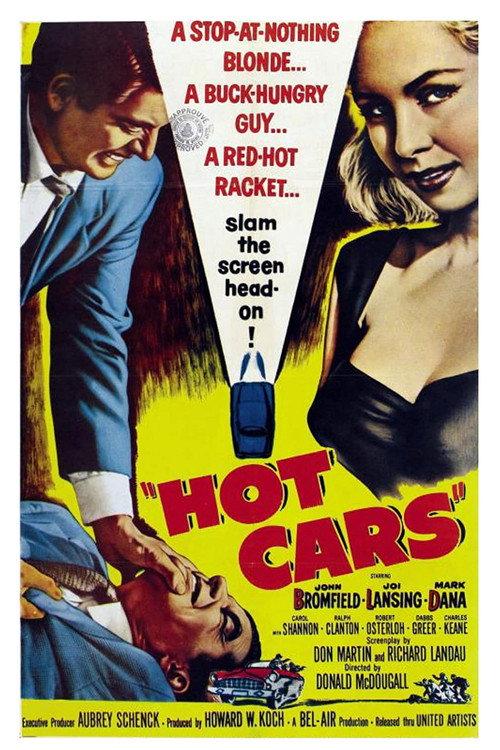 Hot Cars 1956 official movie poster