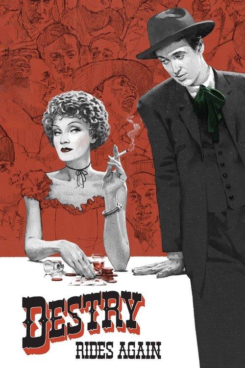 Destry Rides Again 1939 official movie poster