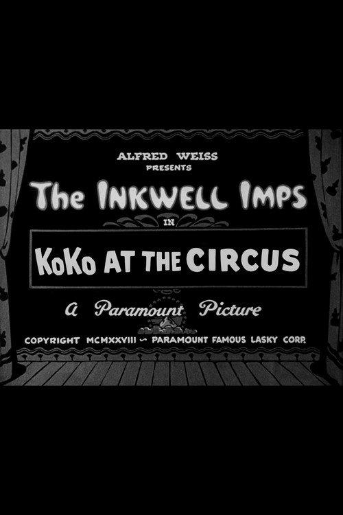 Ko-Ko at the Circus 1926 official movie poster