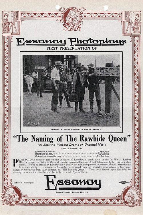 The Naming of the Rawhide Queen 1913 official movie poster