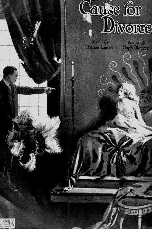 Cause for Divorce 1923 official movie poster