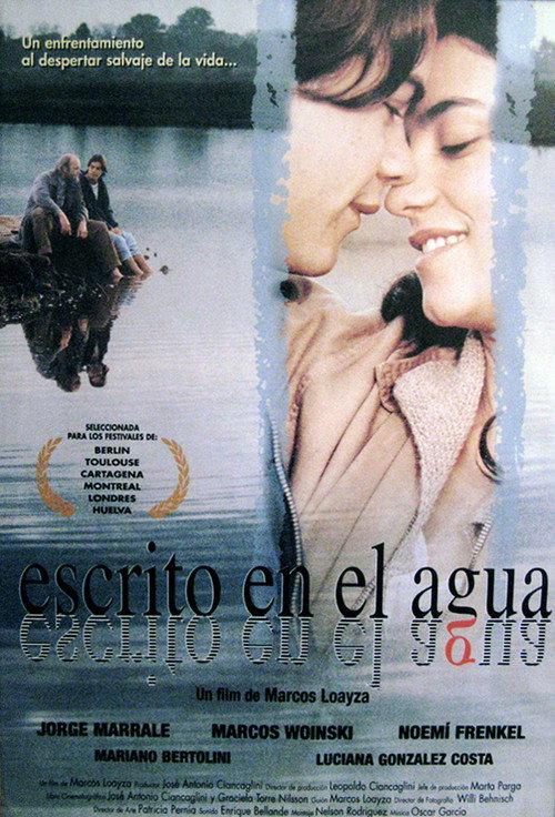 Escrito en el agua 1998 official movie poster