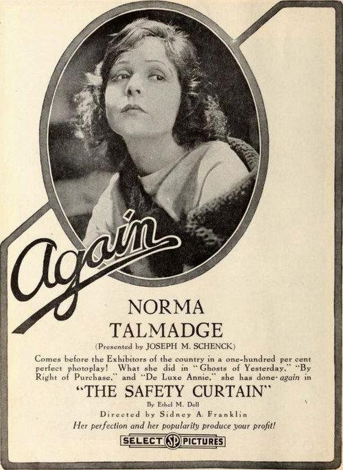 The Safety Curtain 1918 official movie poster