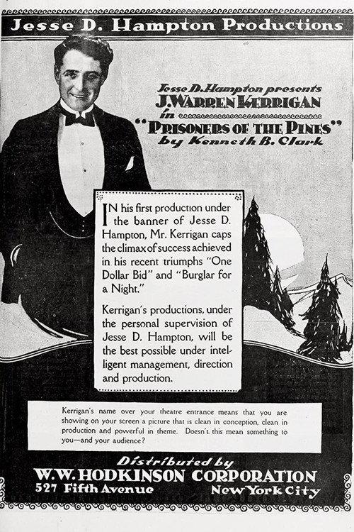 Prisoners of the Pines 1918 official movie poster