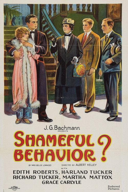Shameful Behavior? 1926 official movie poster