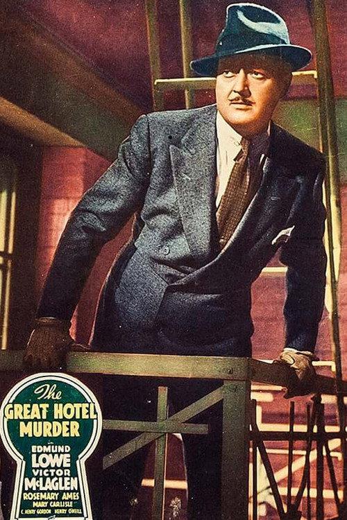 The Great Hotel Murder 1935 official movie poster