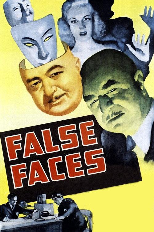 False Faces 1943 official movie poster