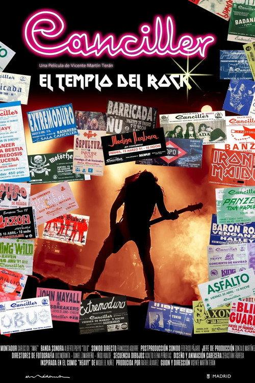 Canciller, el templo del rock 2025 official movie poster