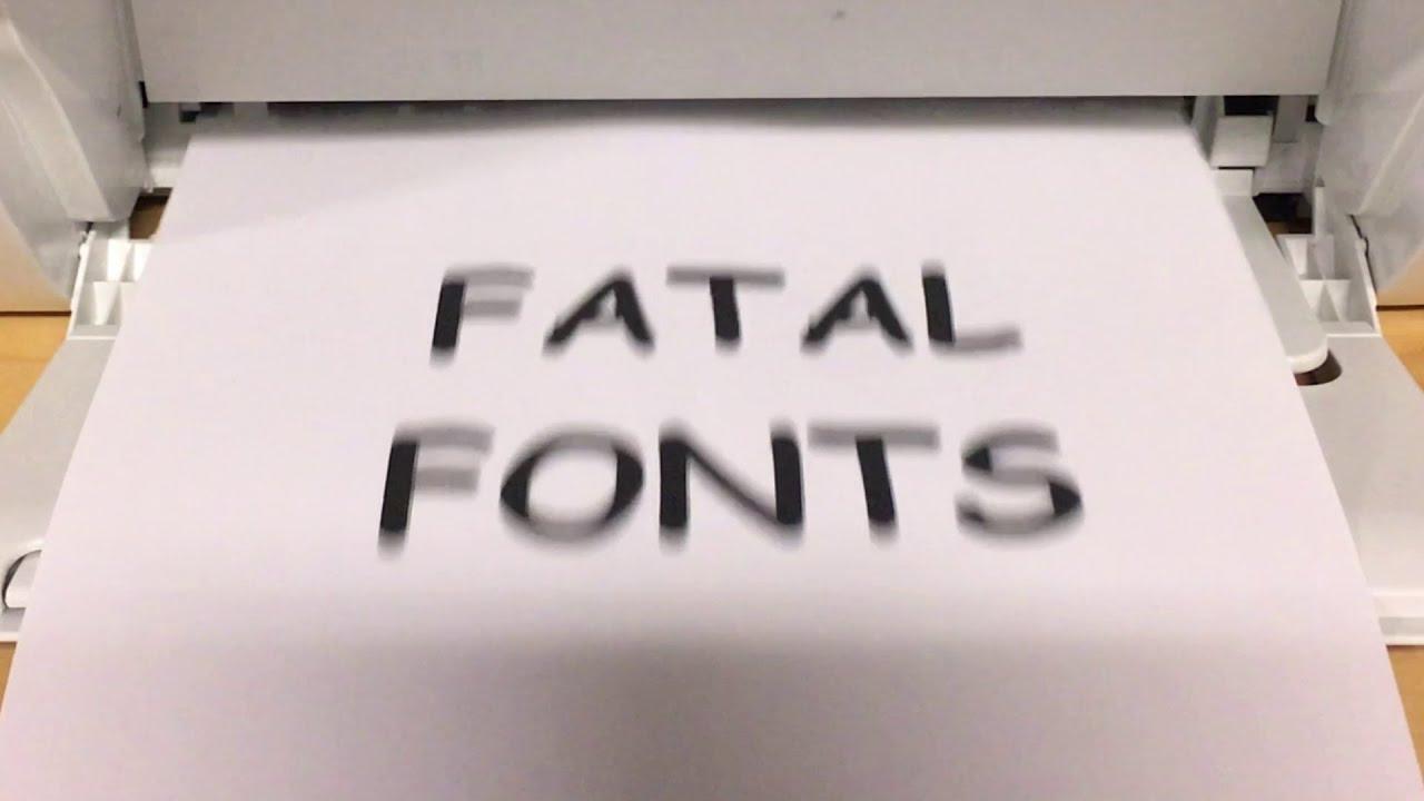 Fatal Fonts Trailer