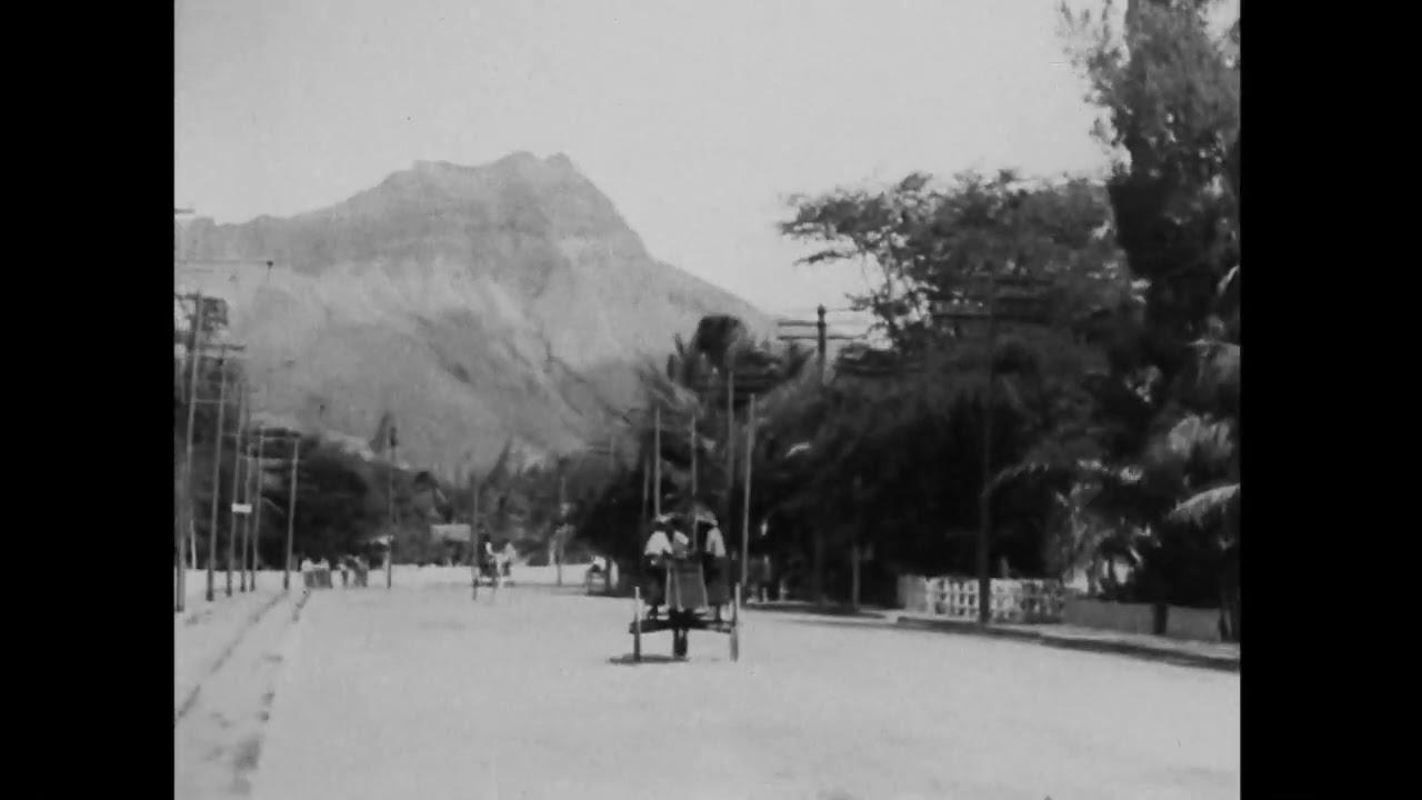 Panoramic View, Waikiki from an Electric Car, Hawaiian Islands Trailer