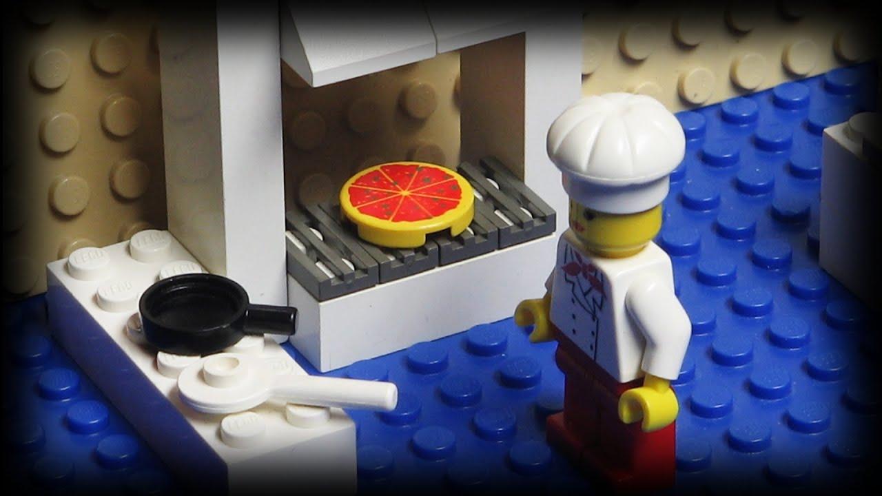 Lego Pizza Delivery Trailer