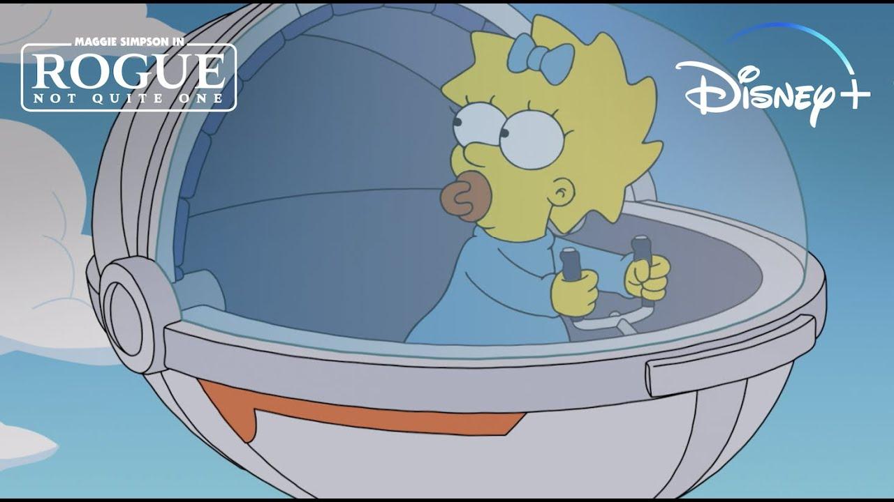 Maggie Simpson in "Rogue Not Quite One" Trailer